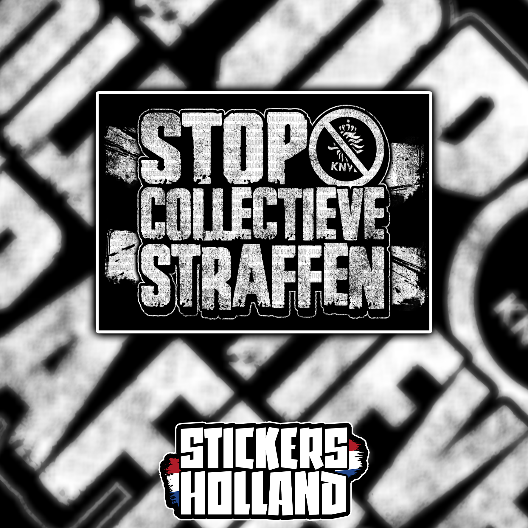 Stop Collectieve Straffen Sticker