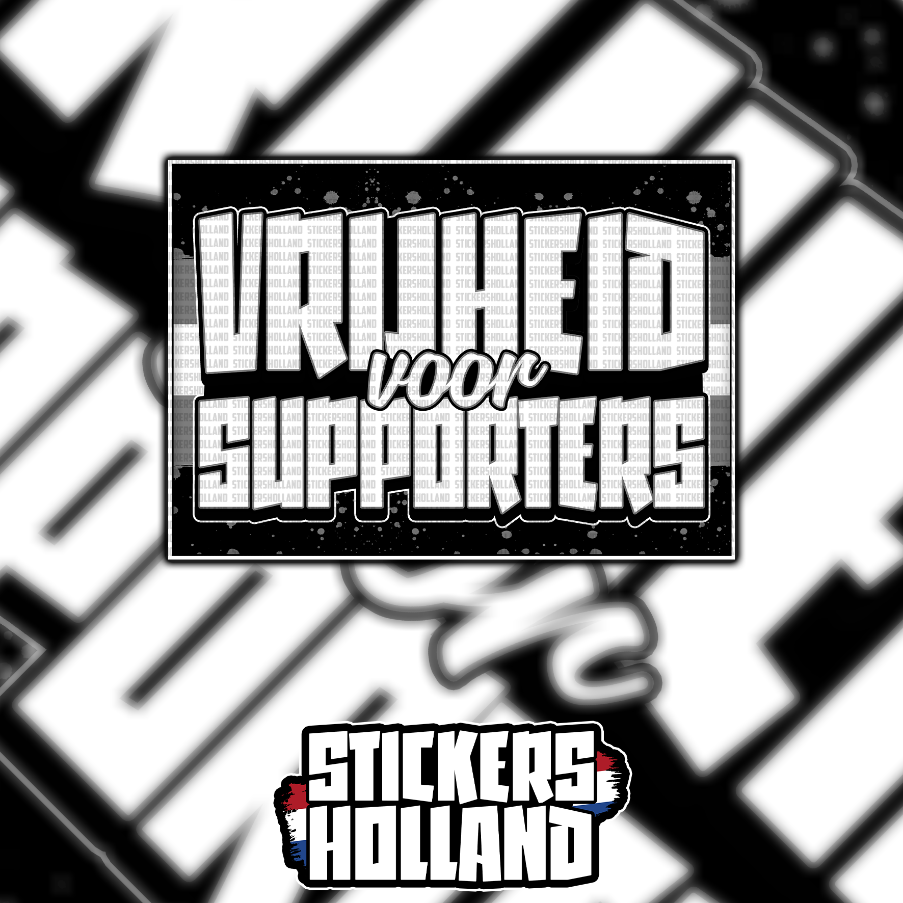 Vrijheid Voor Supporters Sticker